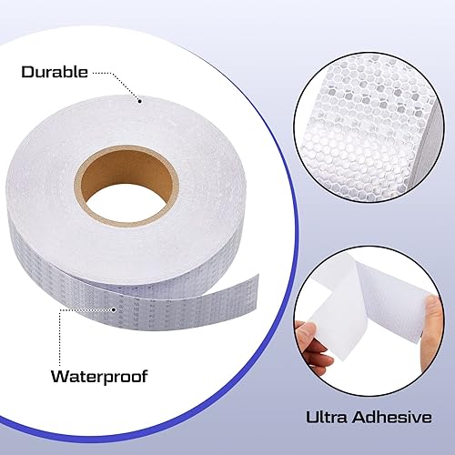 Miniatura 6 de Amylove Cinta adhesiva de baloncesto de 230 pies para canchas para exteriores, cinta adhesiva de marcado de canchas para tenis, bádminton,