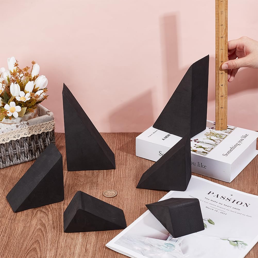 BENECREAT 6Pcs 3 Styles 3D Foam Angle Wedge Tool - Image 3