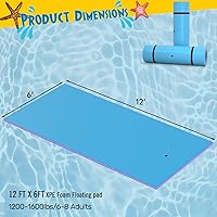 Vista 5 de Alfombrilla de agua flotante grande Lily Pad Flotante para lagos