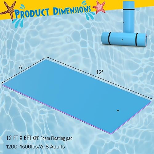 Miniatura 5 de Alfombrilla de agua flotante grande Lily Pad Flotante para lagos