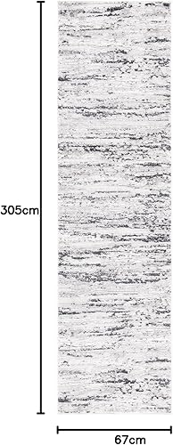 Miniatura 145 de SAFAVIEH Amelia Collection - Alfombra de área de 9 x 12 pies, gris y azul marino, diseño abstracto moderno, no desprende pelusa y de fácil cuidado