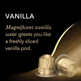 L'OR Espresso Vanilla Coffee Pods x10, Pack of 10, Total 100 Capsules