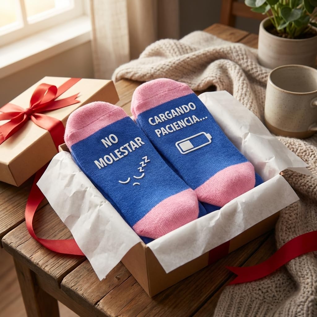 ️Regalos originales para mujer | Calcetines divertidos | Regalo Mujer Original para Amigo Invisible, Navidad y Ocasiones Especiales — view 7