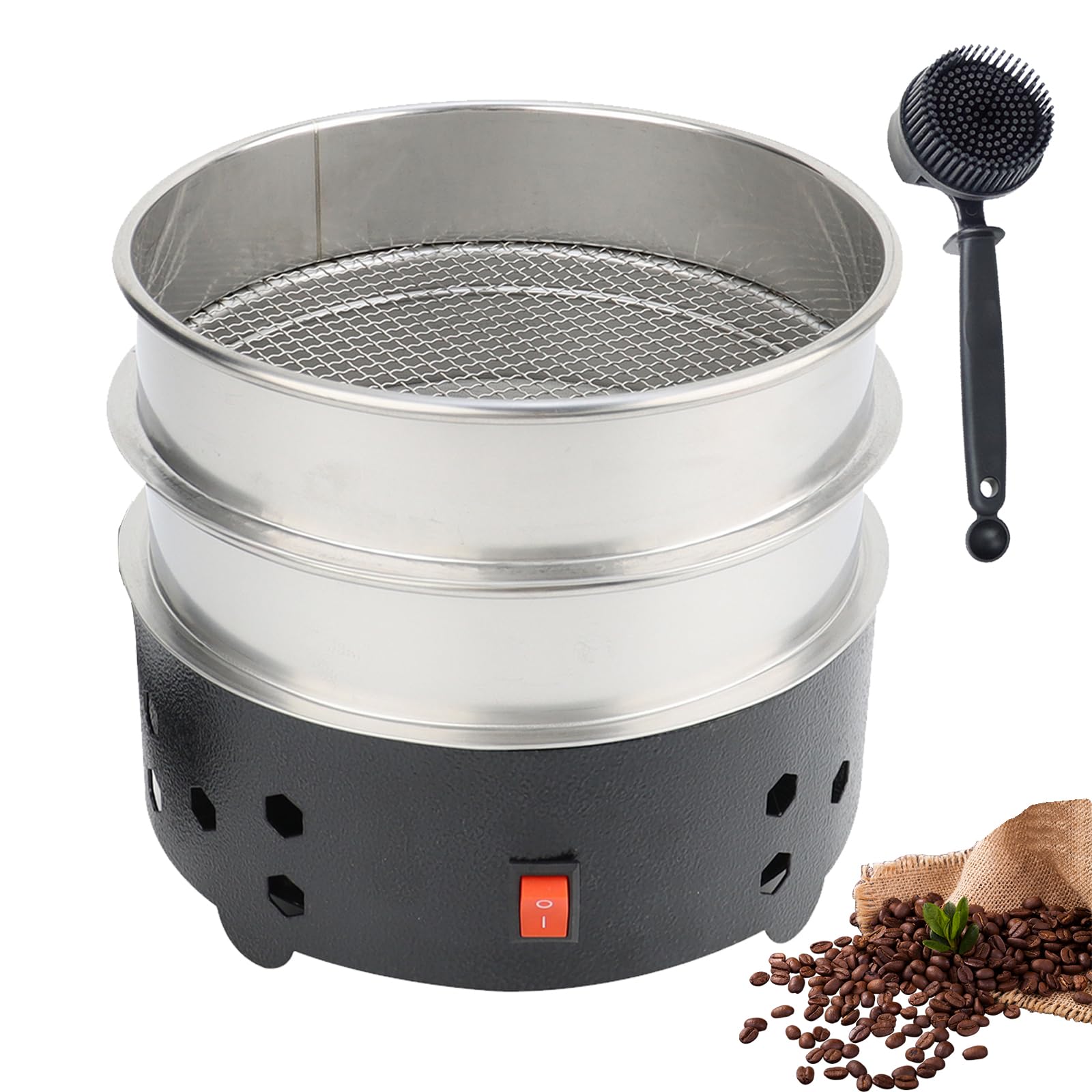 Refroidisseur électrique de café avec filtre anti-pellicules et brosse de nettoyage