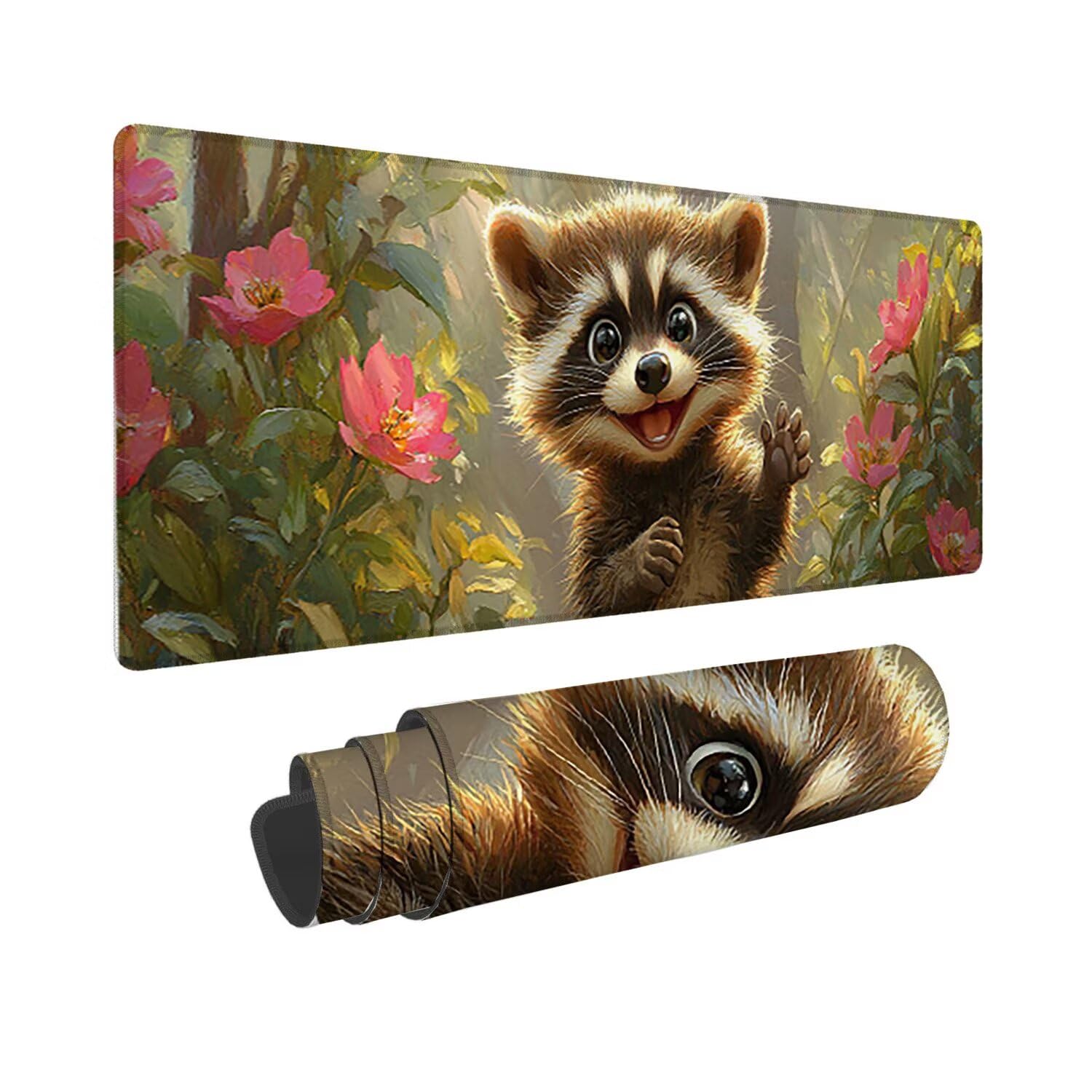 Podkładka pod mysz do gier XXL duża podkładka pod mysz 1200 x 500 mm, duża podkładka pod biurko z antypoślizgową gumową podstawą dla graczy, poprawia precyzję i szybkość (pracz szopa) o-413