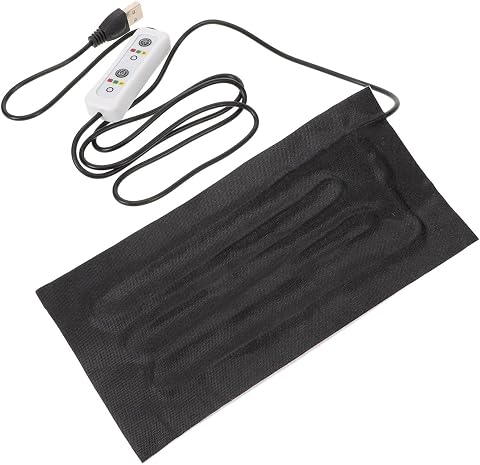 Happyyami USB Heizmatte Für Pflanzen Keimung Wärmekissen Mit Verstellbarer Temperatur Kompaktes Heizkissen Für Zimmerpflanzen Und Gewächshaus Anzucht