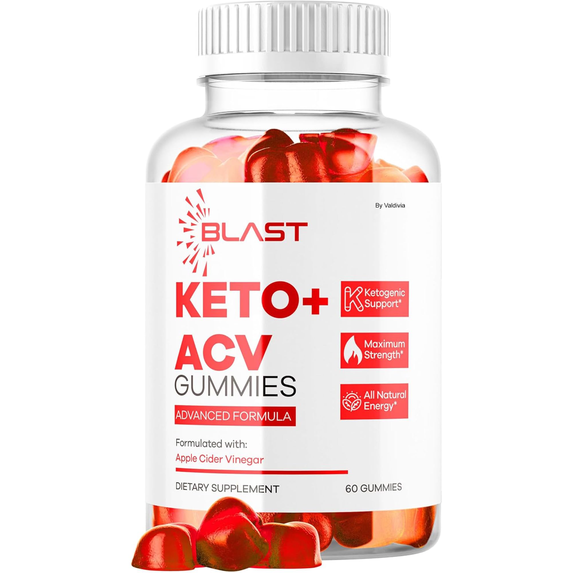 Valdivia Blast ACV Gummies- Official Blast ACV Advanced Premium - Valdivia Blast ACV Gummies – Apple Cider Vinegar Supplement (60 Gummies)