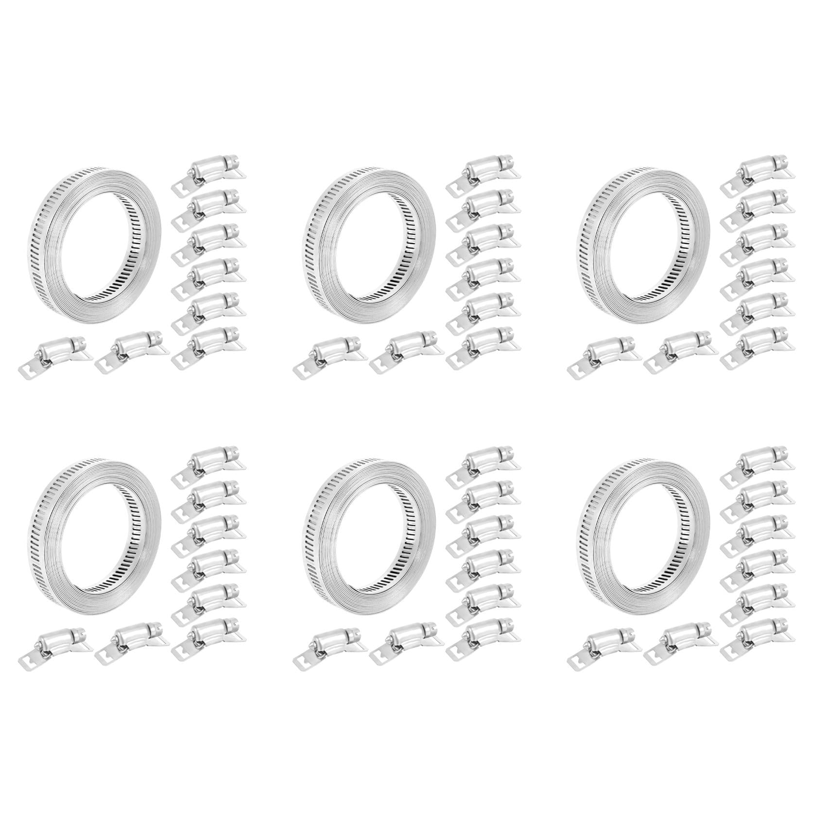 Collier de serrage de tuyau de bricolage ajustable pour réparer vos gaines de VMC