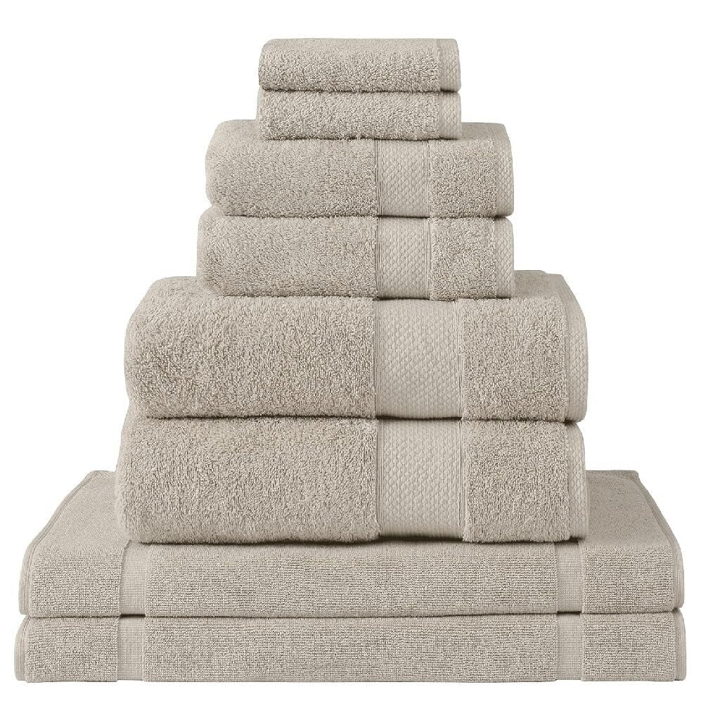 Bath Towel Sets Bathroom Towel Quick Dry Bath Towel Square Towel Bath Mat Set of 8