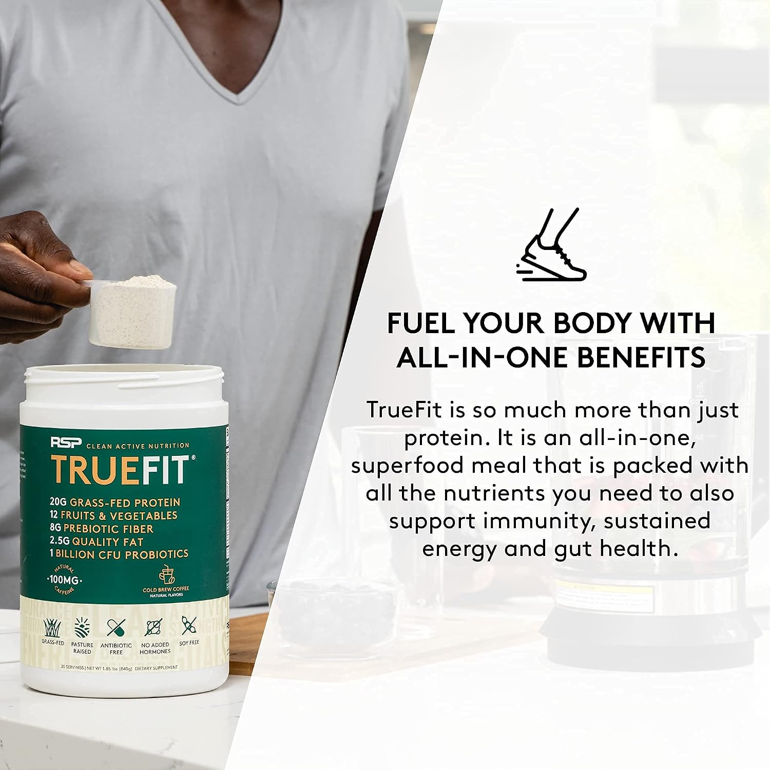 RSP NUTRITION TRUEFIT Protein Powder Meal Replacement Shake