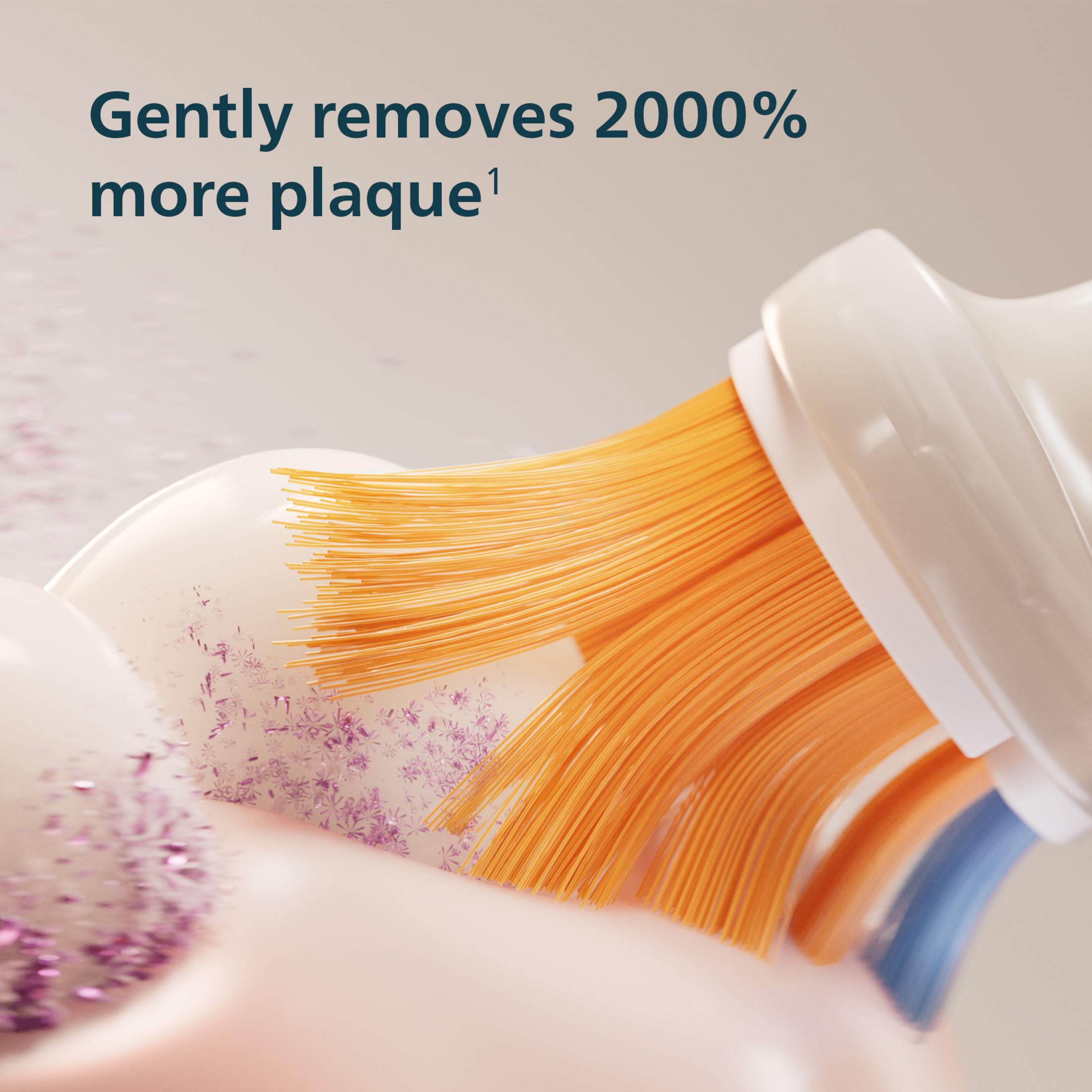 Philips Sonicare Spazzolino elettrico serie 7300 - Tecnologia Sonicare di nuova generazione, sensore di pressione, 12 impostazioni di spazzolatura, SmarTimer, autonomia di 21 giorni, custodia da