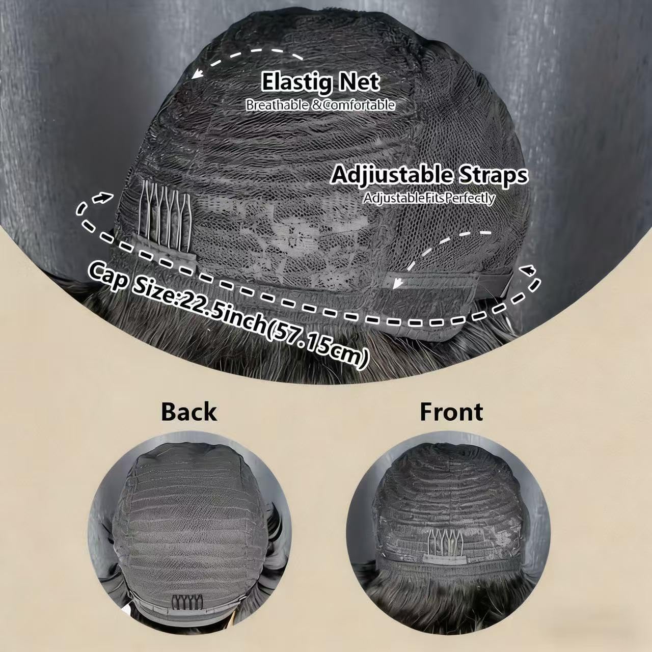 Pixie Cut Wig Human Hair Short Pixie Wigs for Black Women Human Hair Glueless Full Machine Made Glueless Wig Wear and Go Natural black 1B