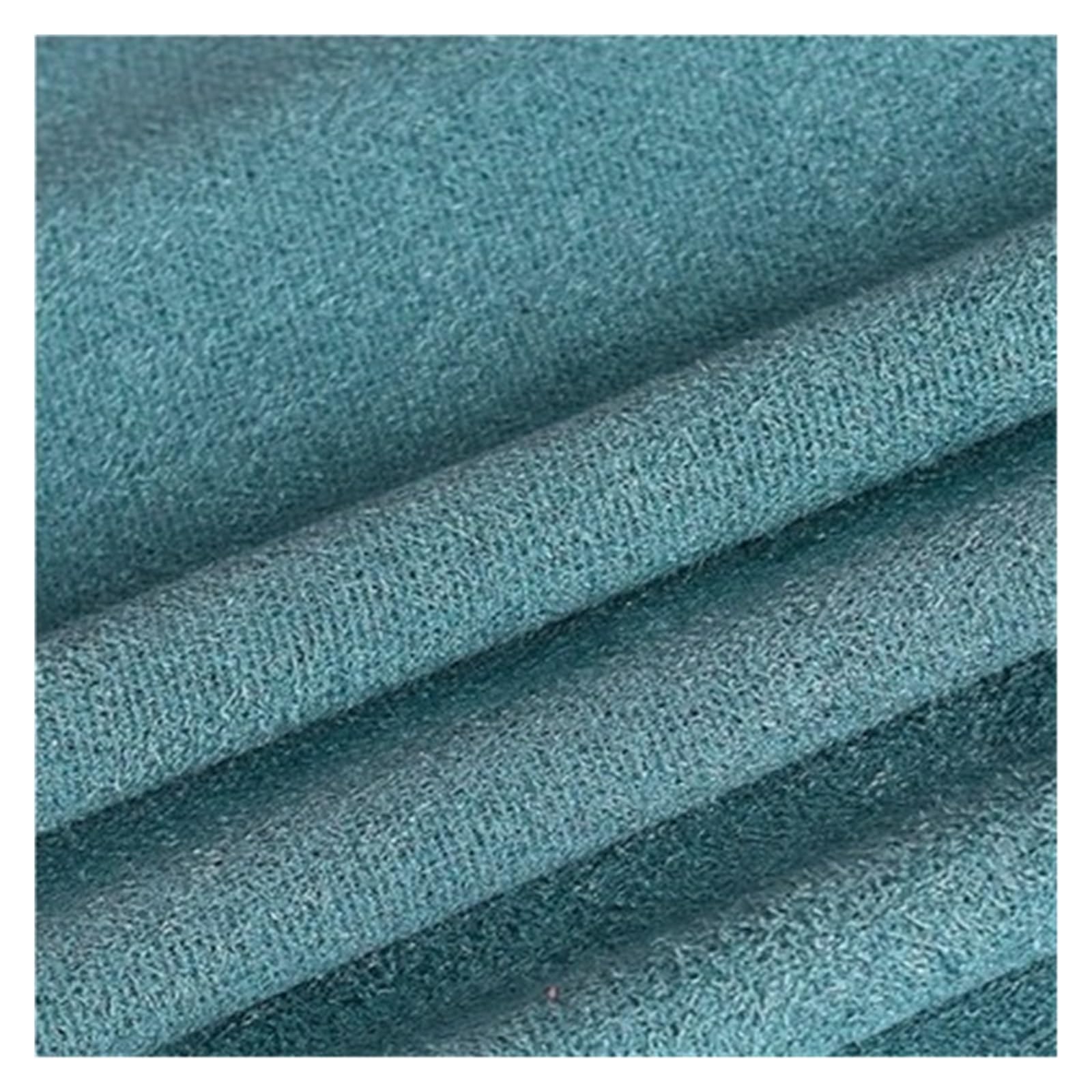 FIgpmwld Faux Suede Fabric, Frosted Velvet Suede Fabric Multicolor 50x160cm Micro Elastic Sewing(92 - Haze Blue)