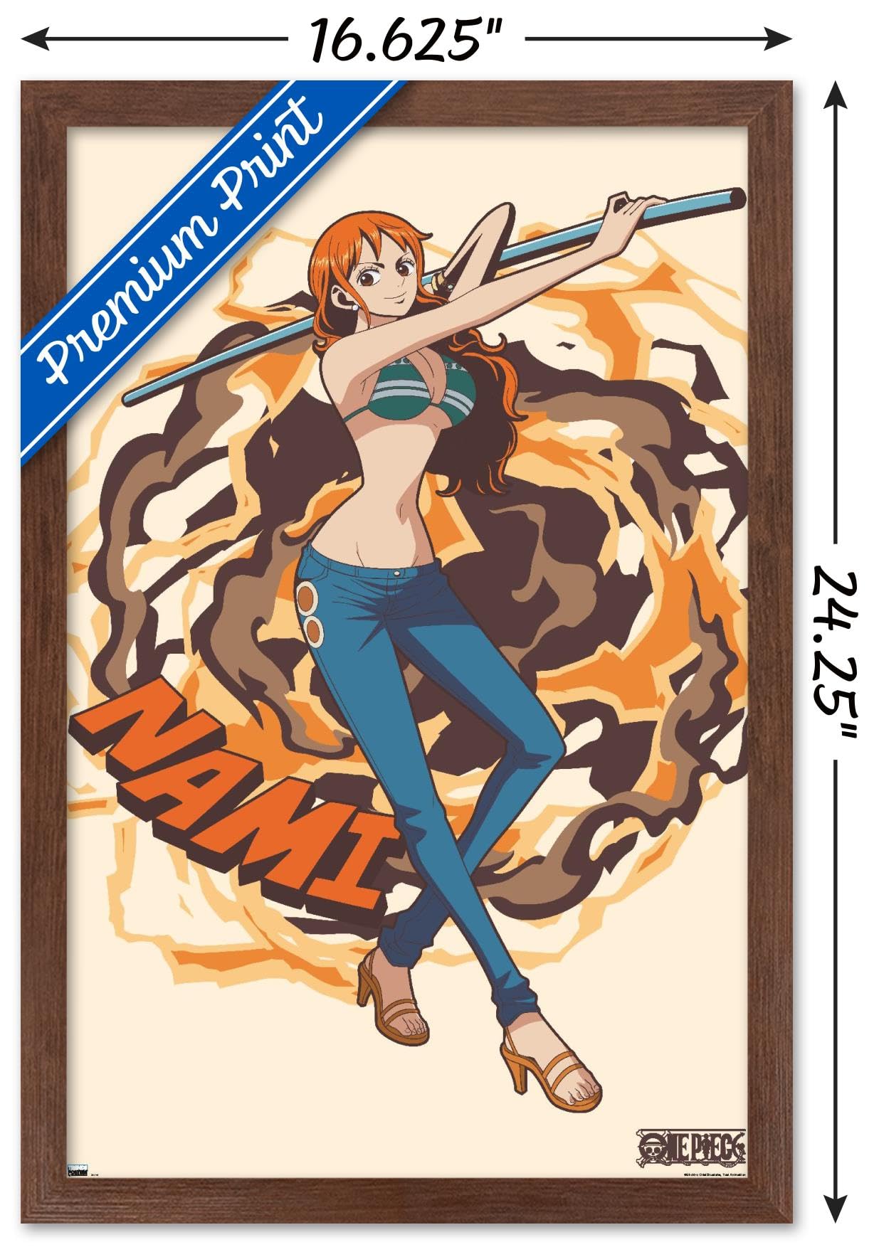 Amazon.com: One Piece: Fishman Island - Nami Staff Wall Poster