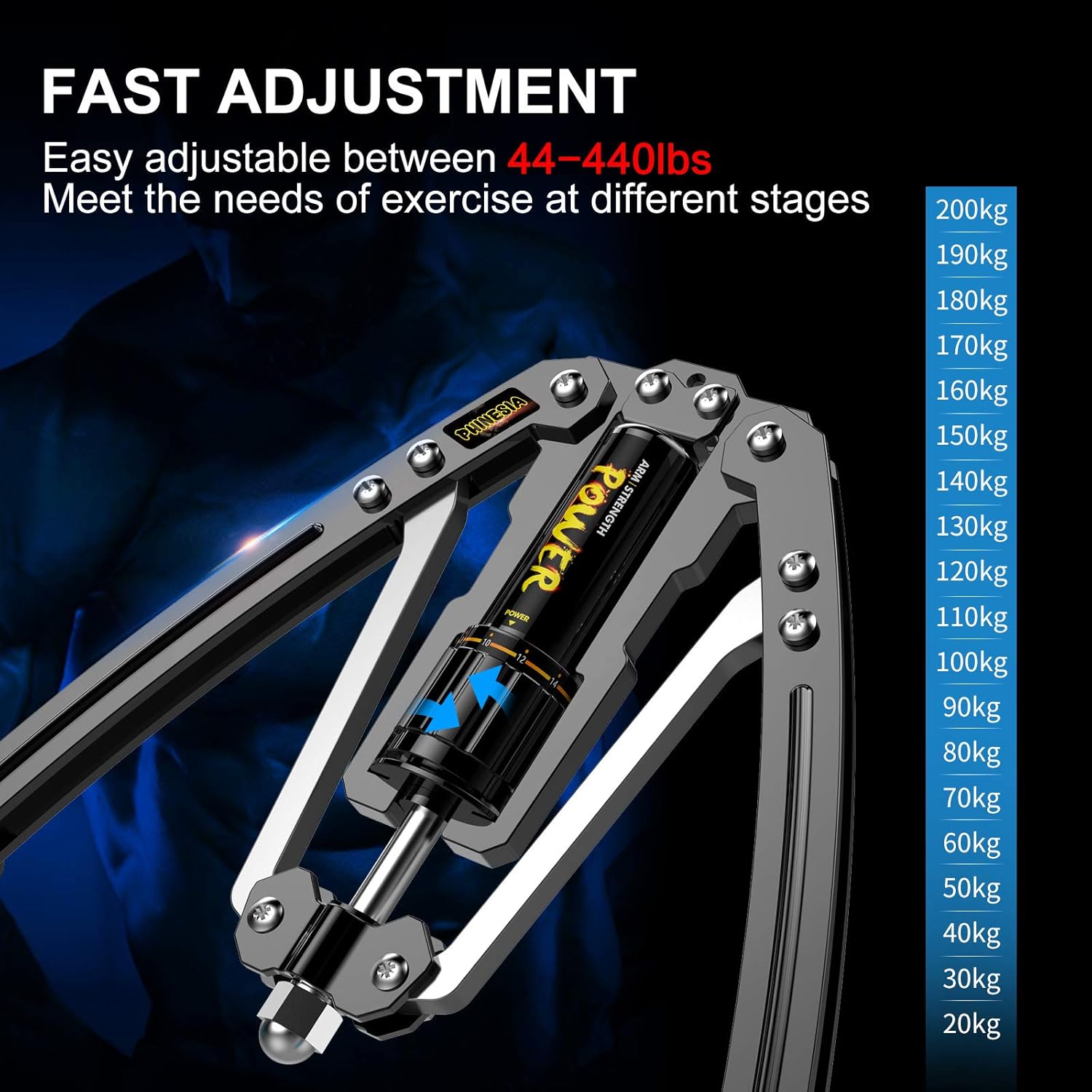 PHINESIA Hydraulic Arm Strength Training Twister Arm Strength Training Equipment is Used to Exercise Arm Strength Chest Muscles Abdominal Muscles Biceps Back Muscles and Quickly Adjust The Strength : Sports & Outdoors