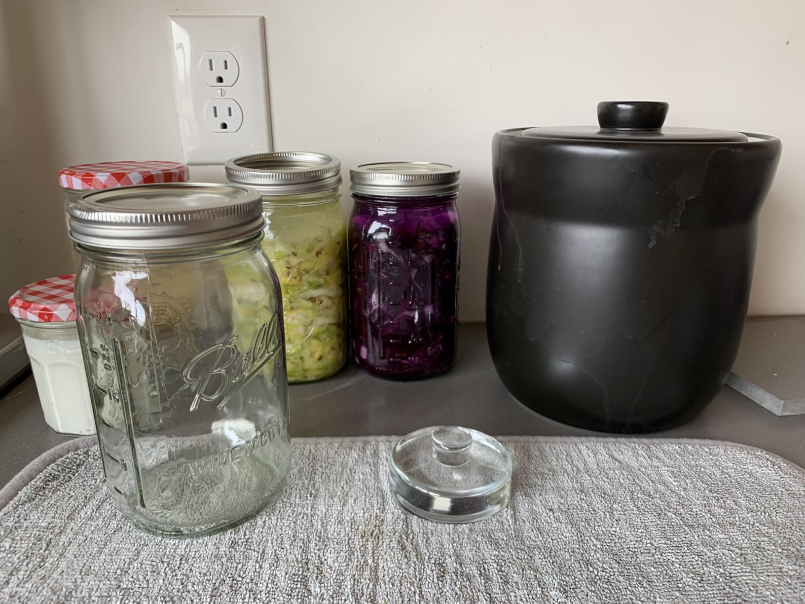 Customer photo of the Fermentation Crock, 7L