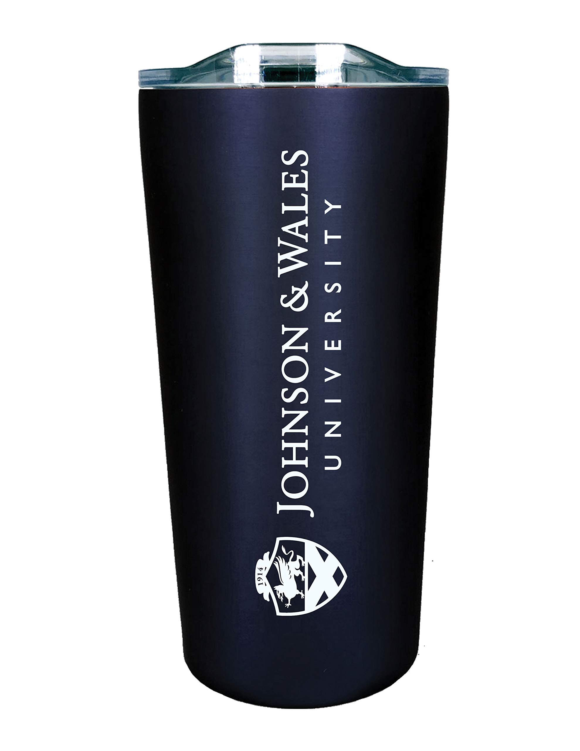 The Fanatic Group Johnson & Wales Double Walled Soft Touch Tumbler, Design-3 - Navy