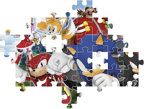 Miniatura 4 de Clementoni - 27159 - Supercolor Puzzle Sonic - 104 Piezas - Rompecabezas para niños de 6 años - Hecho en Italia