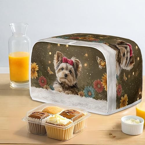 Miniatura 60 de Funda para horno con estampado de galaxia, protector de máquina de pan de cocina, cubierta para tostadora de 2 rebanadas de gato lunar para el Gato