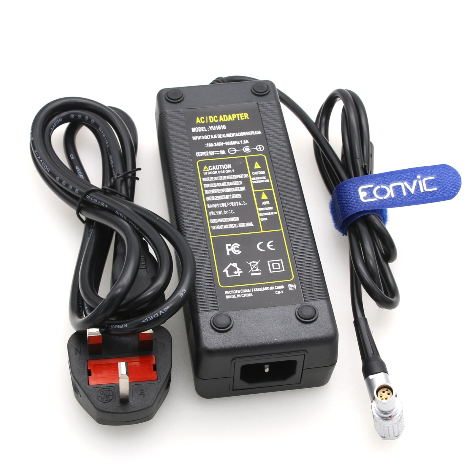 16V 10A 6 Pin Femmina Ad Angolo Retto AC DC Adattatore di Alimentazione Caricabatterie per RED Epic Scarlet DSMC2