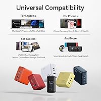 Vista 8 de INIU Cargador para iPhone 17, 3 puertos de 100 W USB-C + USB-A, cargador rápido compacto plegable USBC para iPhone 17 16 15 Pro Max, MacBook Air M4