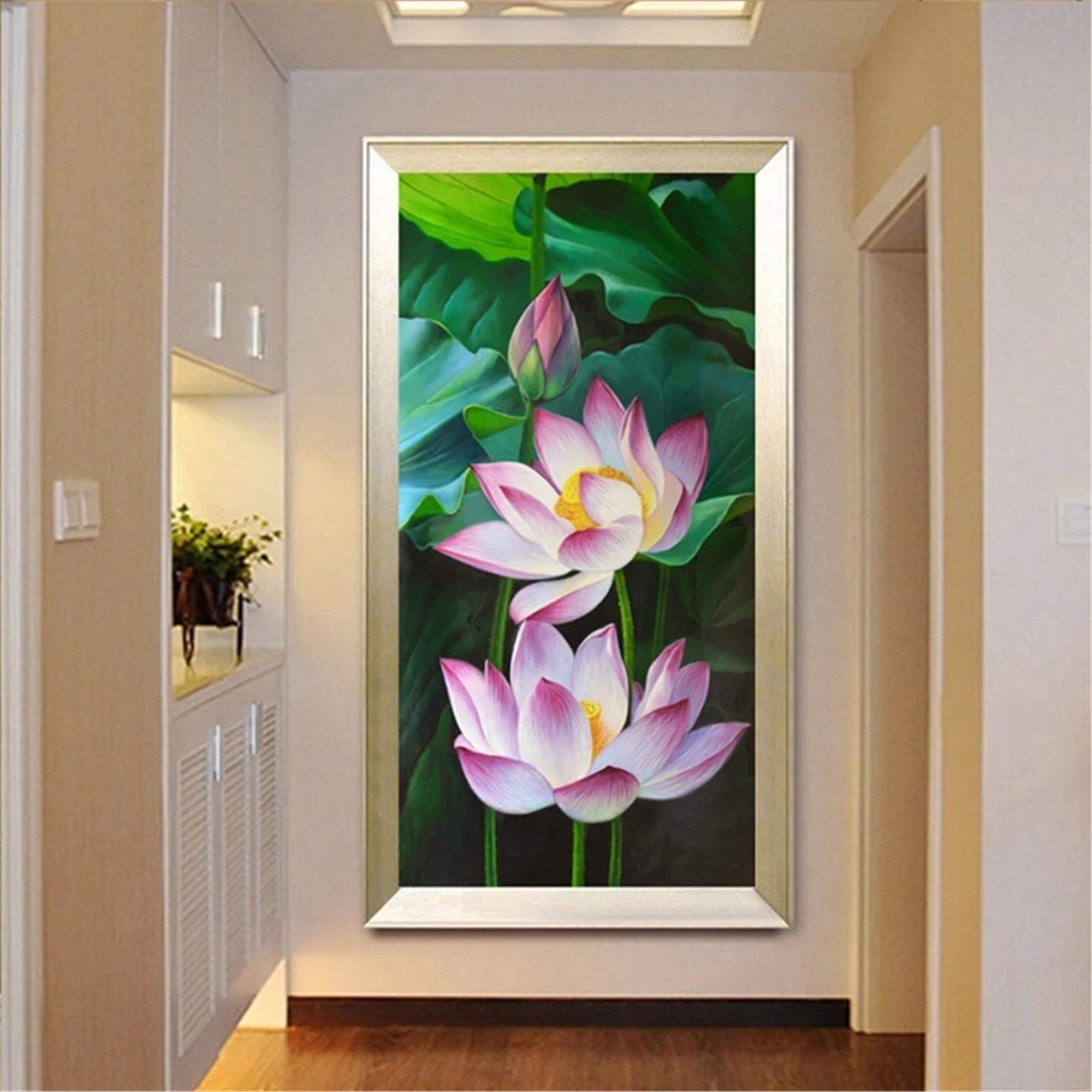 Broderie diamant 5D lotus pour créer une ambiance zen et relaxante dans votre chambre