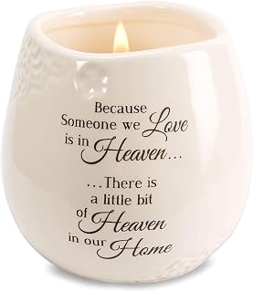 Pavilion Gift Company 19177 In Memory of Loved One Ceramic Soy Wax Candle 8 oz
