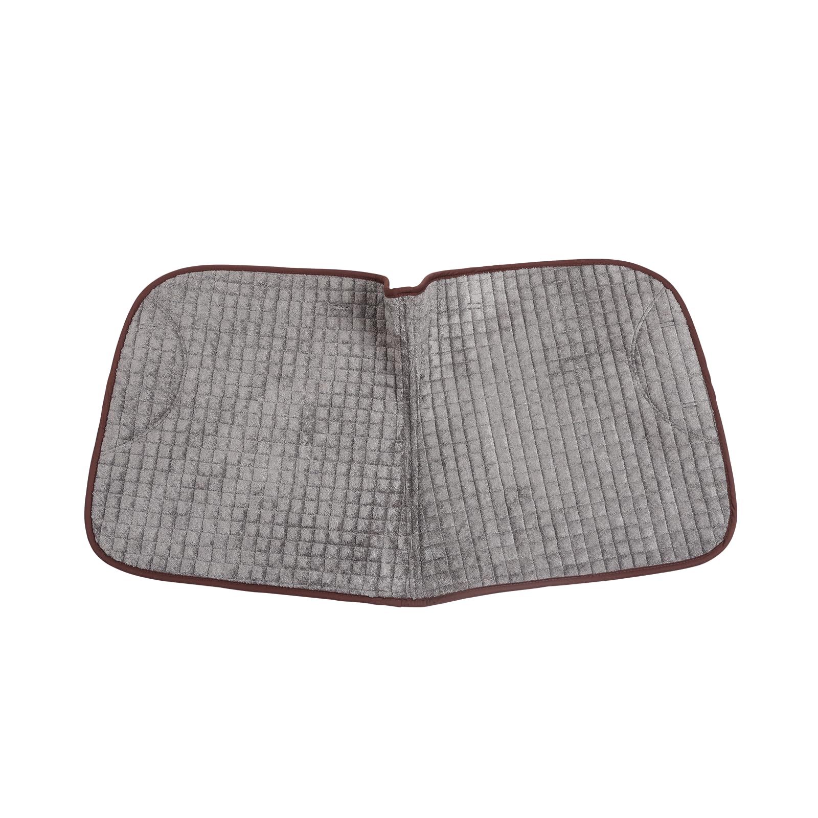 GP Coussinet de selle en coton universel marron, tissu de selle de saut classique respirant