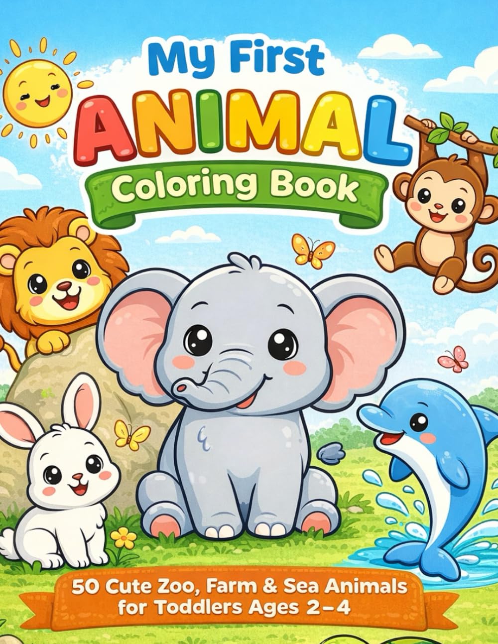 My First Animal Coloring Book
