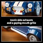 LEGO Icons Ensemble de Construction de la Voiture Shelby Cobra 427 S/C pour Adultes - Décoration de Chambre, Bureau ou Étagère pour Fans de Voitures de Sport, Âges 18+ - Idée Cadeau pour Anniversaires - 10357