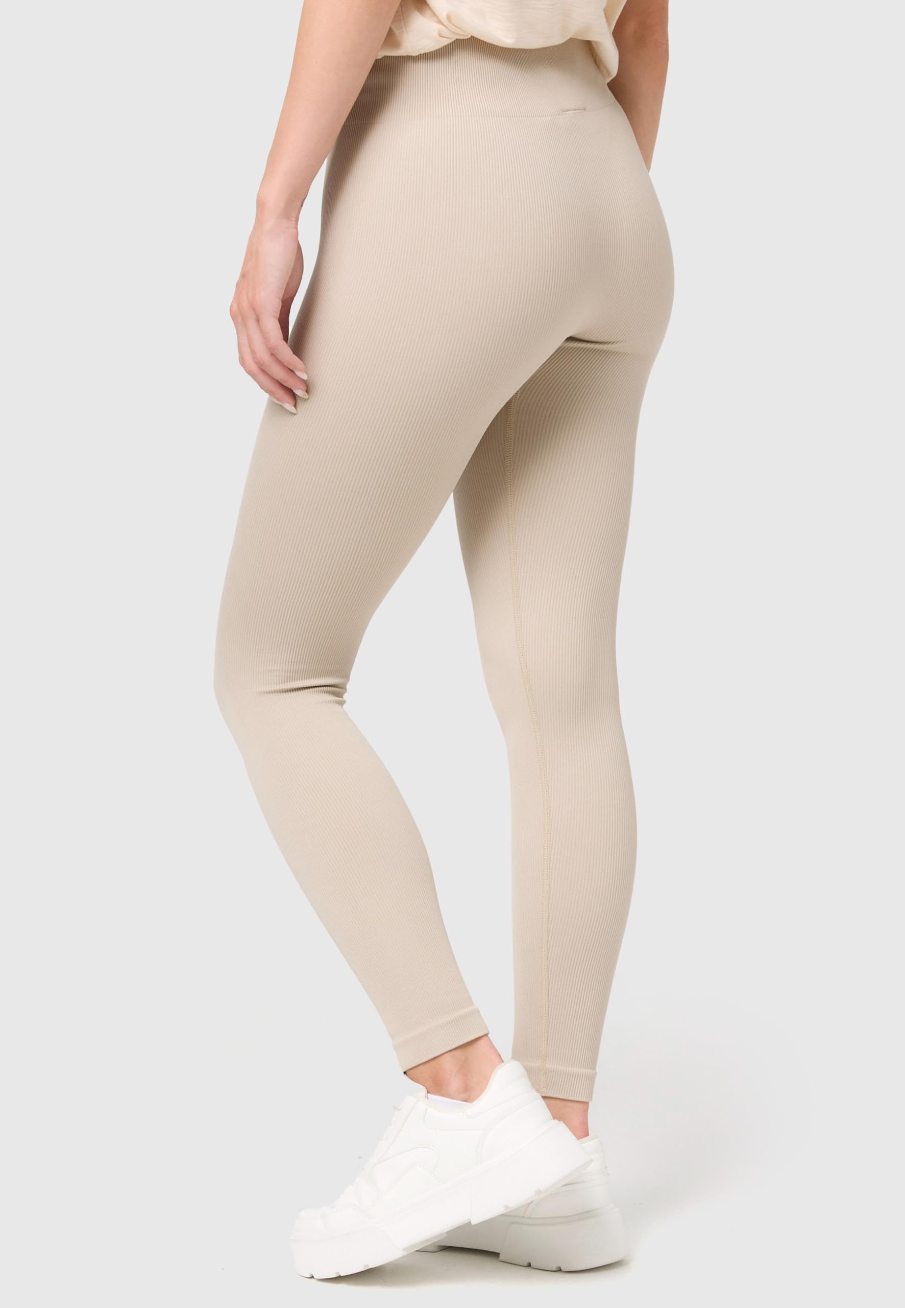 Nur Die Leggings In Ripp-optik Relax & Go High Waist Blickdicht Ribbed Mit Komfortbund - Leginsy Kobiety
