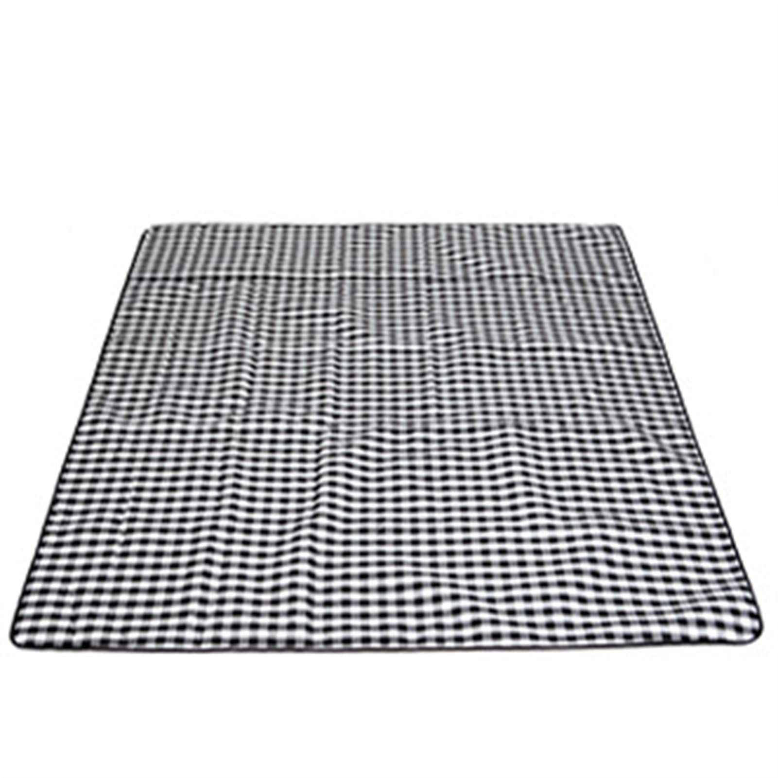 Manta de picnic portátil, gran alfombrilla de playa con parte inferior impermeable, aislamiento térmico para camping con bolsa de almacenamiento y correa (200 x 200 cm, D7)