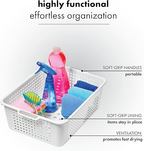 Vista 11 de madesmart Cesta de almacenamiento mediana, granito Granite