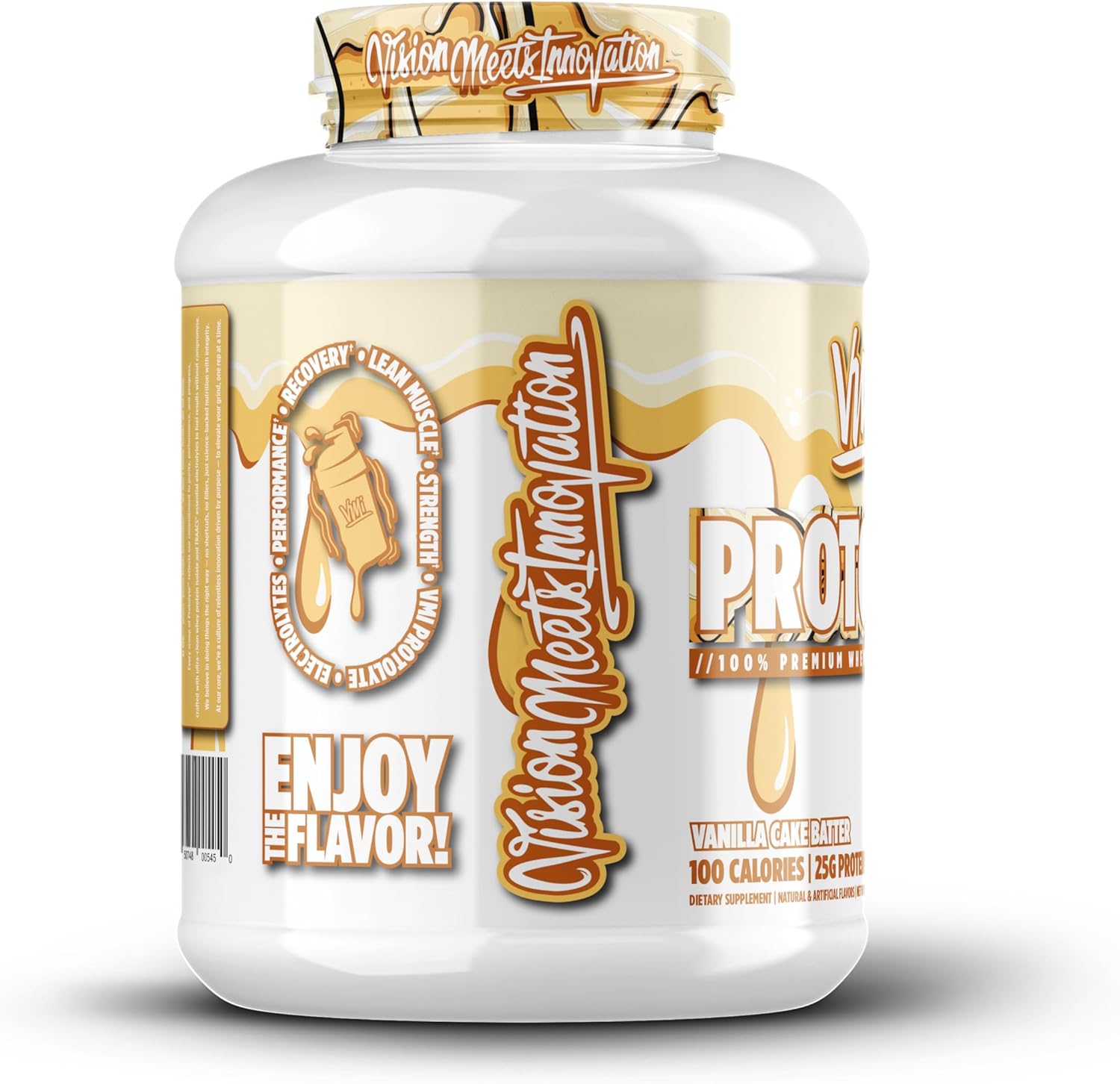 VMI Sports ProtoLyte Whey Isolate Protein Powder, Vanilla Cake Batter, 4.6 lbs image 3