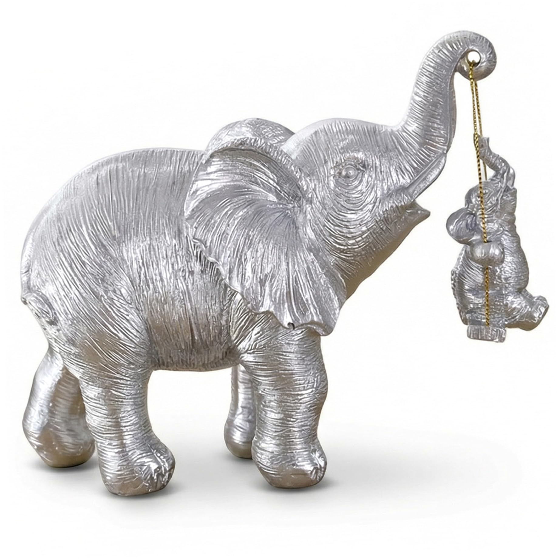 Décoration de table de jardin originale avec cette statue d'éléphant