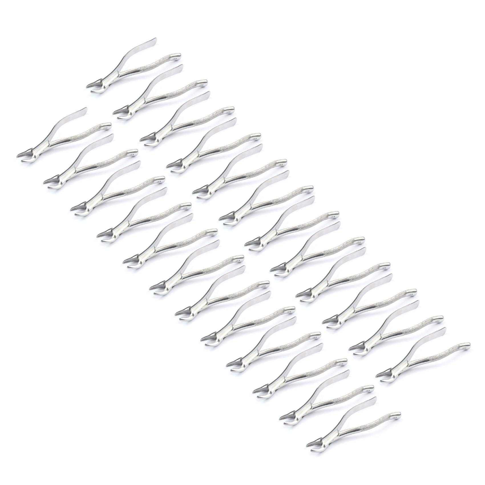 OdontoMed2011® Set Of 24 Dental Extracting Forceps #150 Dental Extraction Instruments ODM
