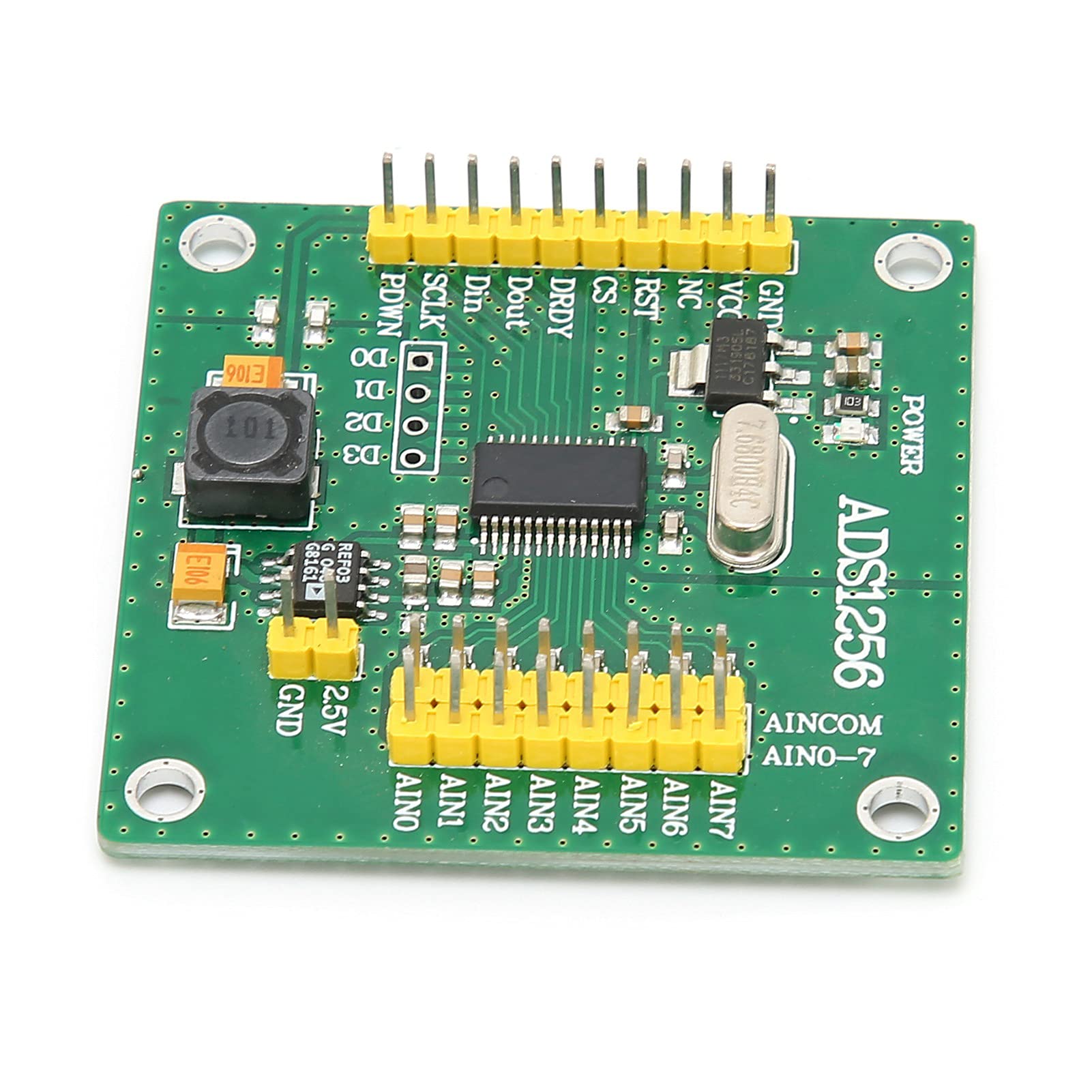 Modulo di Conversione Analogico a Digitale ADS1256 Scheda di Acquisizione Segnale ADC a 8 e 24 Bit per Conversione Dati Ad Alta Precisione