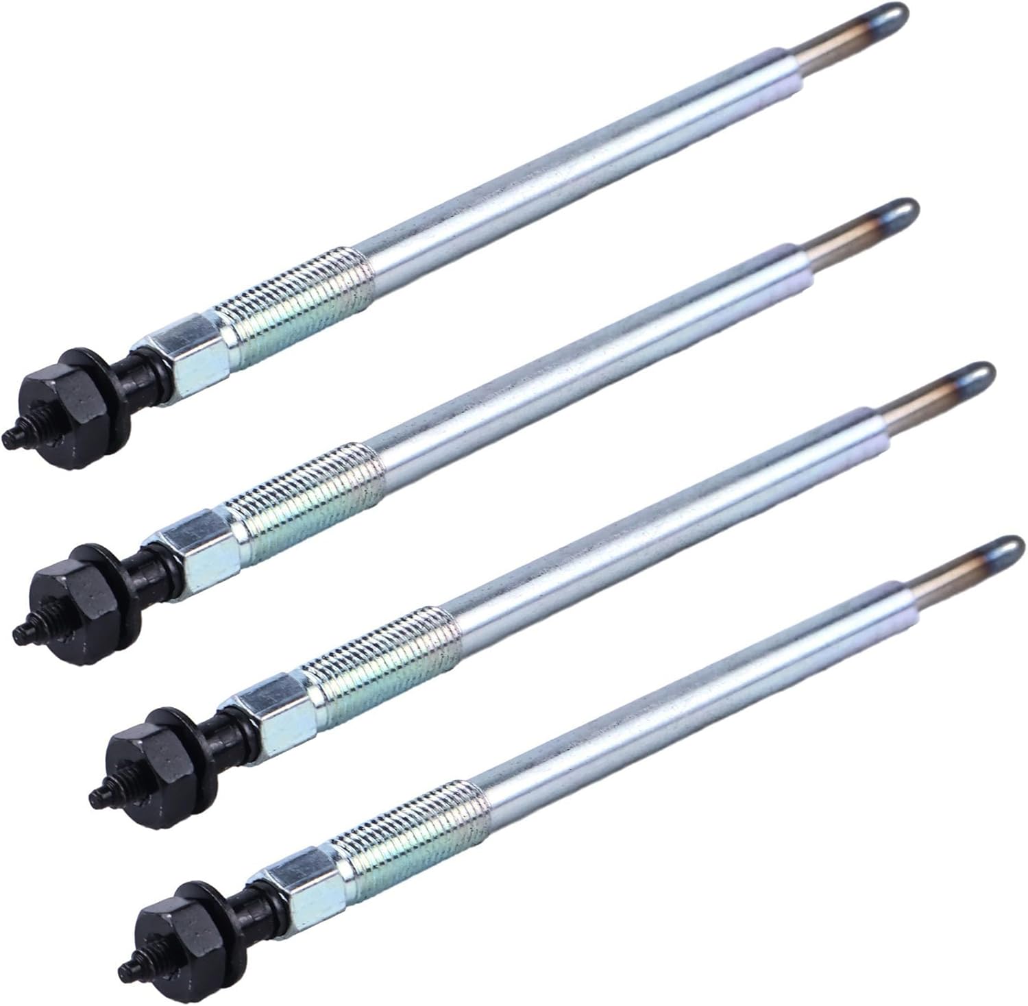 JEENDA 4PCS Glow Plugs 7030400 0100276034 300622-00036 Compatible with Bobcat 5600, 5610,S450, S510, S550, S570, S590, T450, T550, T590, T595 for Doosan Engine D24