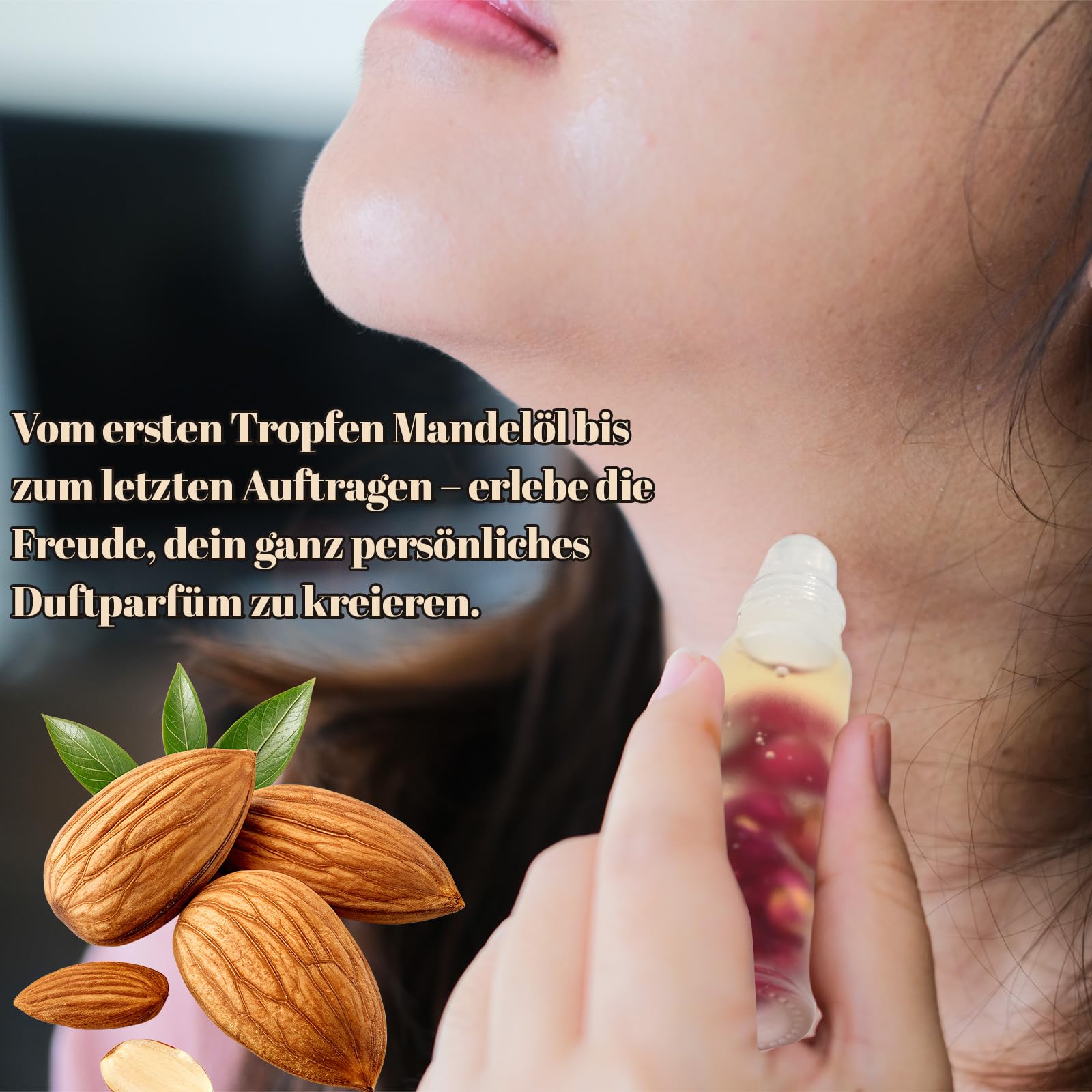 JUYRLE Parfüm Selber Machen Set, Kreative Bastelset Erwachsene DIY Set | Roll-On Perfume Oil Making Kit, Mini Düfte Roller mit Ätherisches Öl Klein Sprühflasche, Als Geschenk für Damen / Frauen