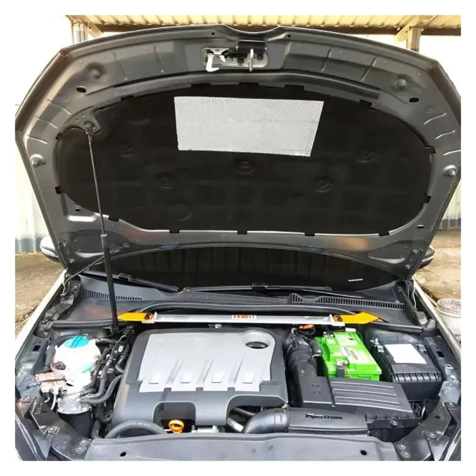 Insonorizzazione vano motore Per VW Per Golf 6 Per Golf 6 Per GTI Cofano Anteriore Isolamento Acustico Motore Pad Cofano In Cotone Tappetino Isolante Termico
