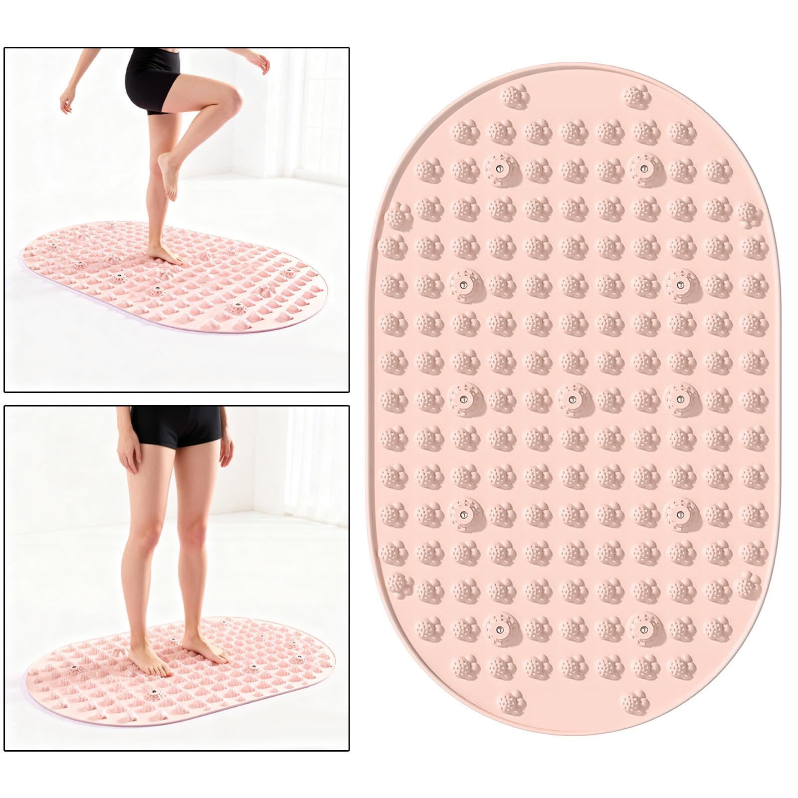 Tappetino per Agopressione, Cuscinetto Ergonomico per Massaggio, Riflessologia, per Il Trattamento Dei Muscoli Del Pavimento Pelvico, a Forma di Zampa Rosa