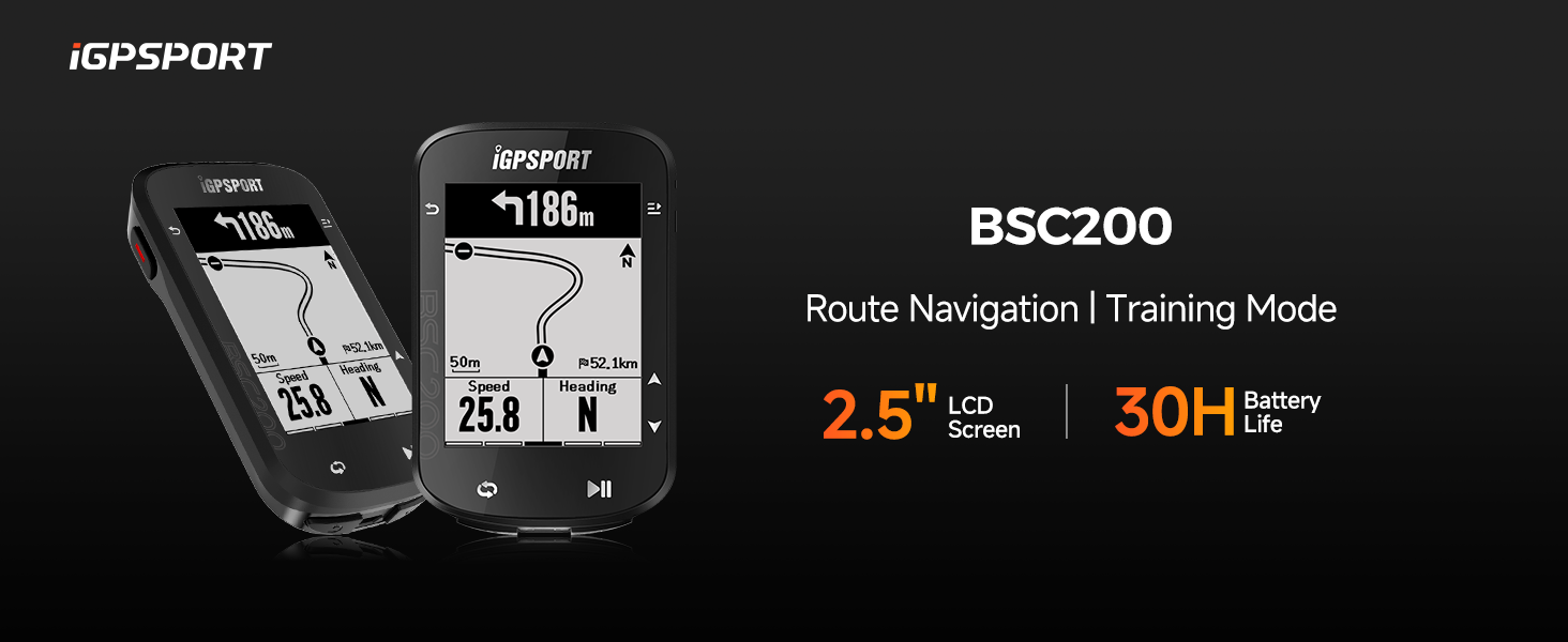 Amazon.com: iGPSPORT BSC200 Sensor Bundle, Bike GPS Computer with