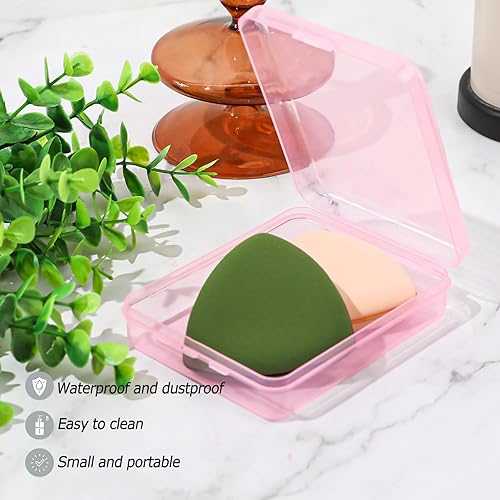 Miniatura 3 de Soporte portátil de 3 piezas para almohadilla de viaje, organizador de almacenamiento de encimera de baño, almohadilla de algodón, hisopo,