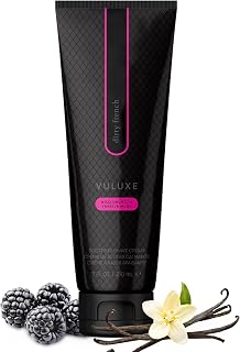 Pure Romance - Vuluxe Shaving Cream for Women - Dirty French (7 fl oz) - Prevents Razor Bumps & Irritation - Orchid, Blackberries, Vanilla - Foaming Shave Cream Moisturizer - Skin Care & Self Care