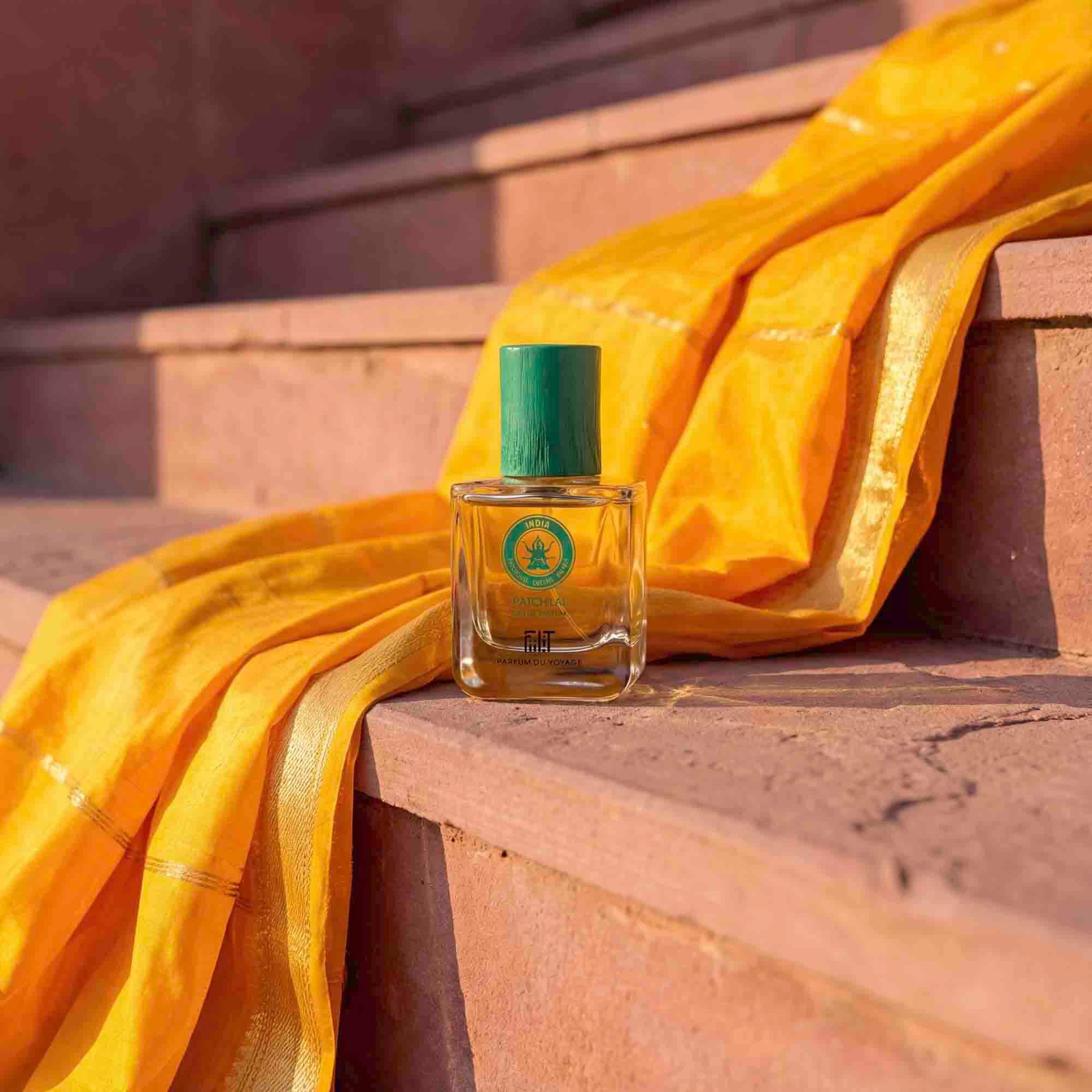 PATCHILAI INDIA naturalna woda perfumowana 50 ml - FiiLiT perfumy podróżne - mieszane - dla kobiet i mężczyzn - Spray do wielokrotnego napełniania - Potuli Cypryjskie kadzidło