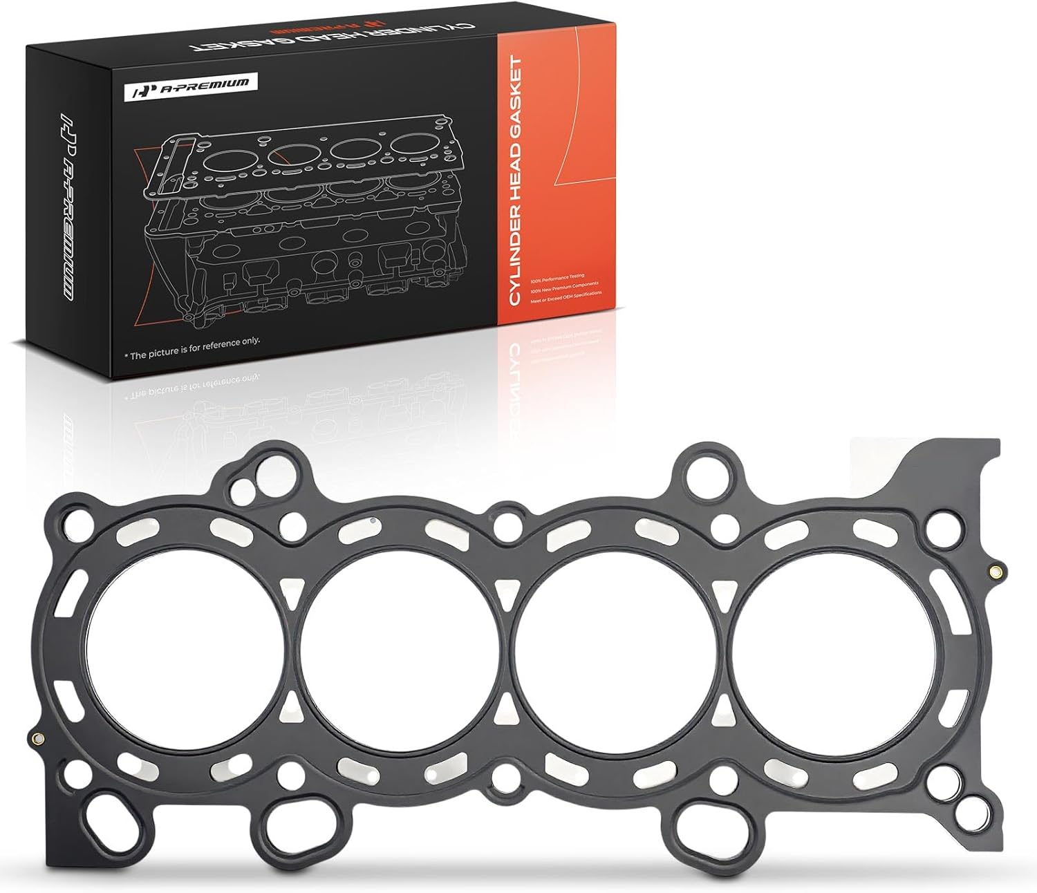 A-Premium L4 Engine Cylinder Head Gasket Compatible with Honda CR-V CRV 2002-2006 2.4L, Civic 2002-2005 2.0L & Acura RSX 2002-2006 2.0L, Multi-Layer Steel