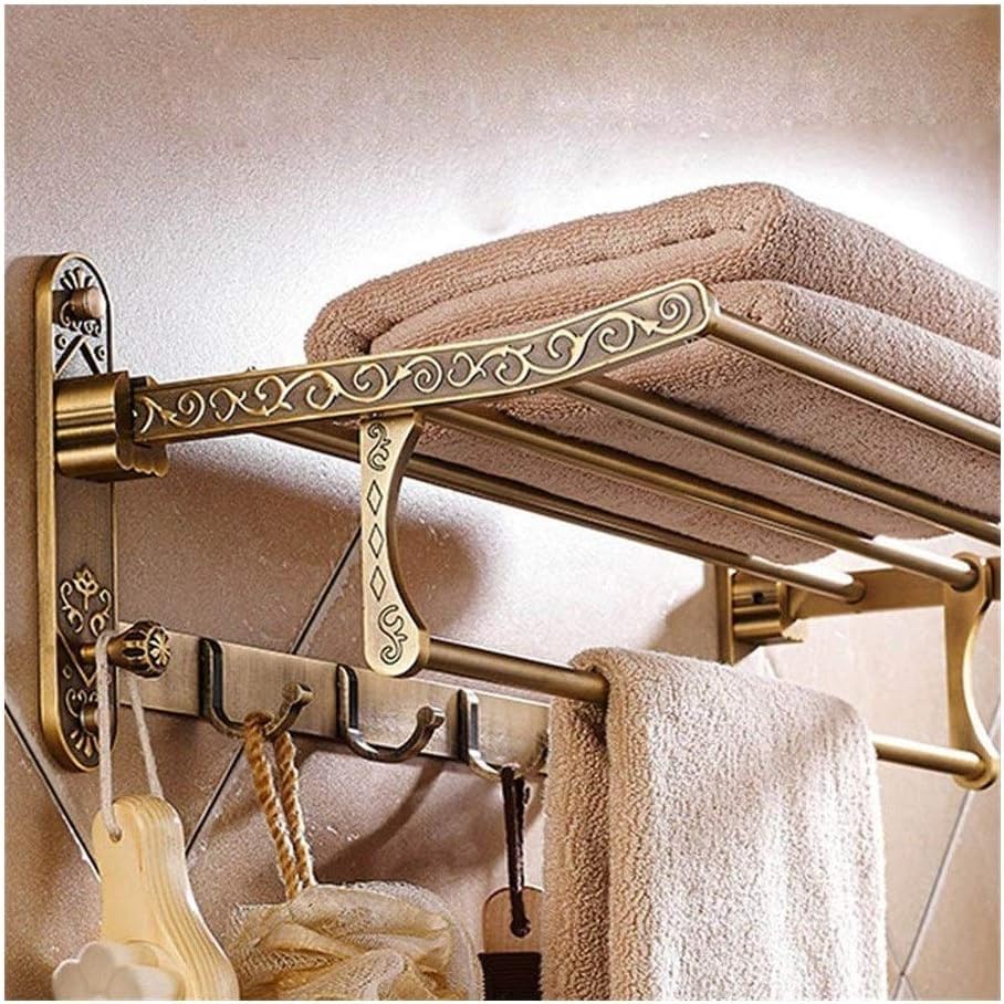 Porte-serviettes gain de place rabattable pour ranger facilement les petits espaces