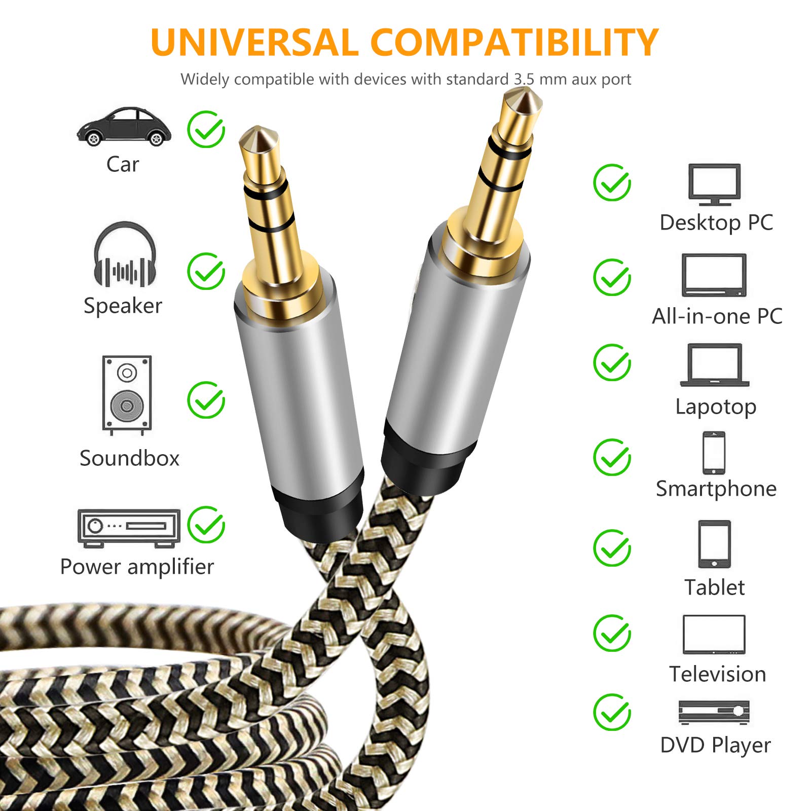 Mepsies Adattatore Audio USB a Jack 3,5 mm, Adattatore USB a Audio AUX Jack, Compatibile con Cuffie, Laptop, PC, Altoparlanti, e Altro (Grigio