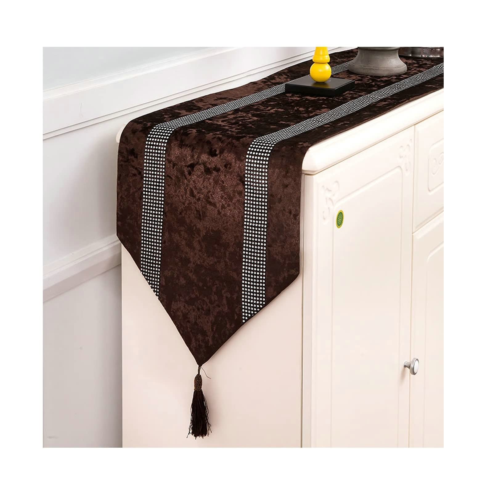 Chemin de table flanelle WXKAGF contre les tables vides sans éclat - 7