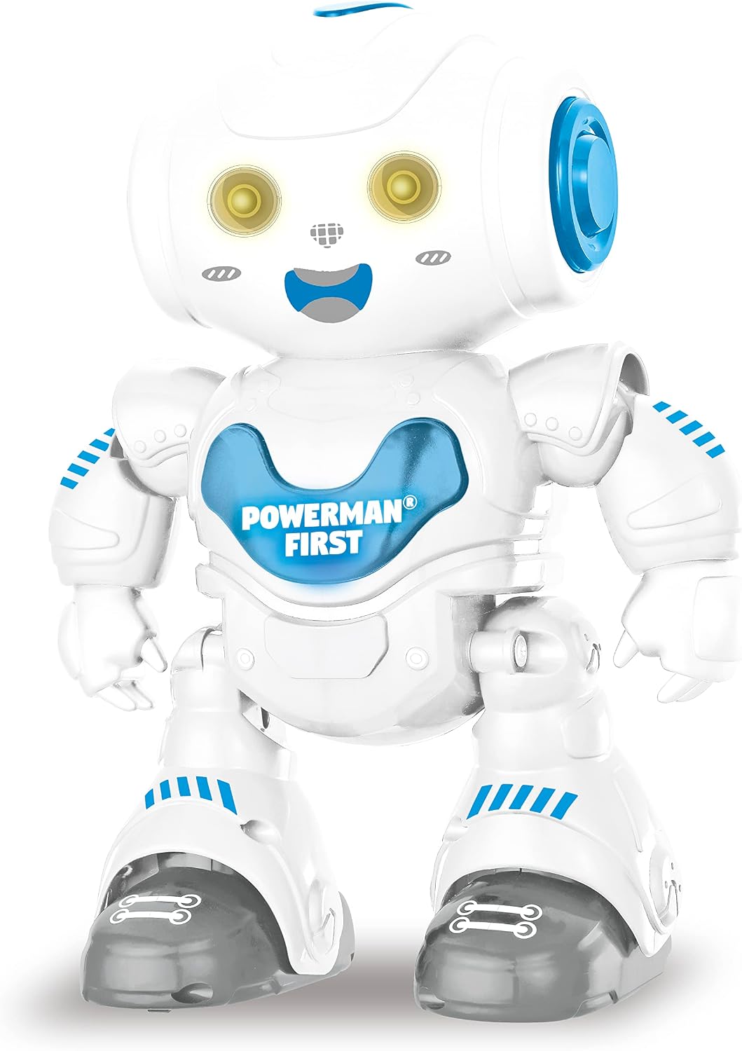 LEXIBOOK Powerman First, My first smart Interactive Toy Learning Robot Toy for Kids Dancing plays music Boy Girl white/blue, ROB16 - Image 3